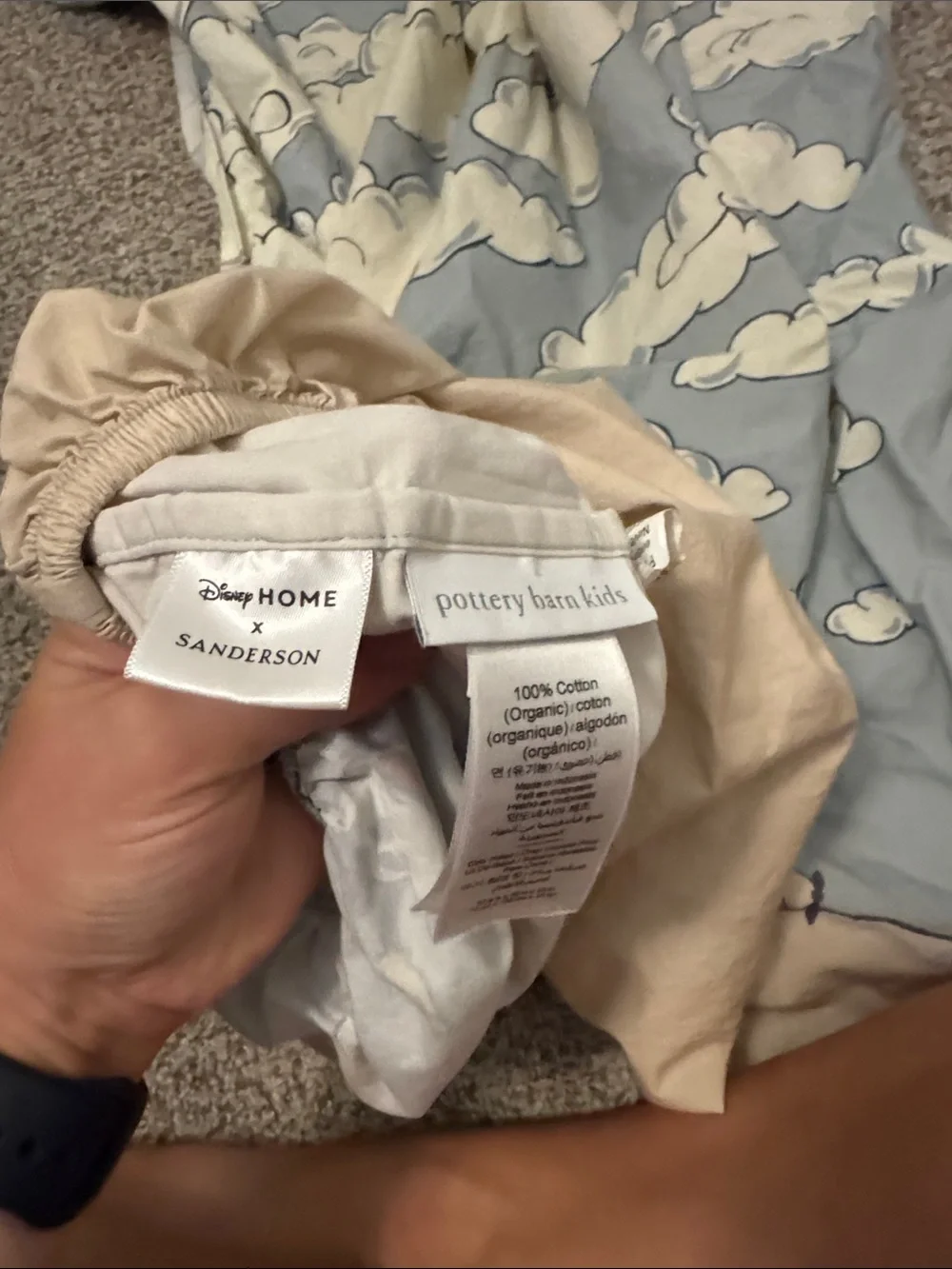 Pottery Barn Kids Mickey Mouse Crib Sheet